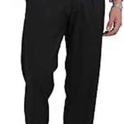 the indian garage co Men Regular Fit Self Design Mid-Rise Stretchable Formal Trousers-picture-11