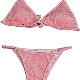 Women Swimsuit Push Up Bras Bikini Set Bathing Suit Beachwear Swimwear Pink M-image-46