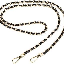 CALANDIS™ Metal 123cm Purse Chain Strap Replacement Handbag Handle DIY Black | Handbag Accessories | Womens Handbags & Bags-image-21