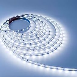 MAGIK Polypropylene Stream Led Strip Light 5Meter (with Adapter) 5W/Mtr (Cool White) Ceiling Light for False Ceiling,Cove Light, Led Strip Light for Home Decoration-32