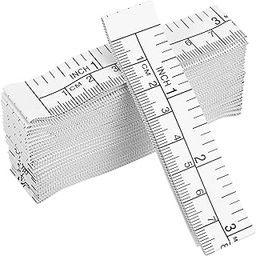 SOESFOUFU 25 Pcs Graduation Paper Ruler Tape Measure Medical Measurement Ruler Wound Measurement Tools Measure Tape Soft Wound Measuring Tool Wound Measuring Tape Metric Soft Measuring Tape-image-75