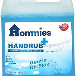 Hommies Hand Sanitizer & Handrub 5 litre - 99.99% Effective Against Germs | Skin Friendly and Safe for Kids | Instant Germ-Free Protection (5 litre, Pack of 1)-image-72