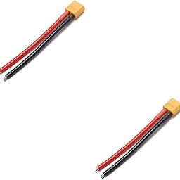 (2 pc) Pro3D XT60 Male connector with 14AWG Silicon Wire 10cm | Lipo battery Connector-picture-32