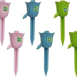 6PCS Water Dripper for Plants, Drip Irrigation Kit, Plant Water Dropper Water Dripper for Plants with Bracket Automatic System for Garden Watering Flower Irrigation Flower Watering-22