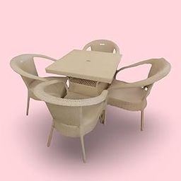 G & D Furniture Hub 4-Seater Outdoor Rattan Dining Table Set – All-Weather Patio Furniture with Wicker Chairs & Square Table-image-15
