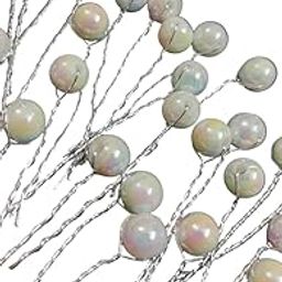 Bubbling Bows Pearl Hair Beads, 24-Pack of Stylish, Hair Accessories for Braiding and Styling-image-91