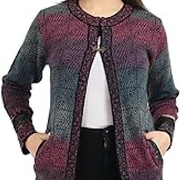 Woollen Full Sleeve Open Shrug/Cardigan for Women-picture-37