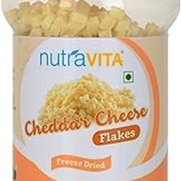 Nutra Vita Freeze Dried Cheddar Cheese Flakes 100 Grams-image-6