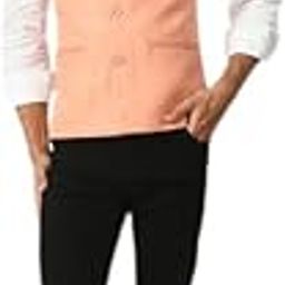 Men Solid Cotton Blended Nehru Jacket/Modi Waistcoat (Peach,Single)-image-46