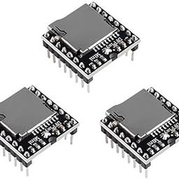 3PCS Mini MP3 Player Audio Module MP3 Voice Decode Board TF Card U Disk IO/Serial Port/AD Board DFPlayer Audio Voice Music Module for Arduino-image-82