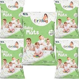 FIRSTHUG Baby Disposable Underpad | Changing Mats | Changing Pads | Breathable Underpads | Waterproof Diaper | Bed Protector with 100% Water Proof Non Slip Back Sheet -Size : 60 * 60 Cm (Pack of-5)-image-6