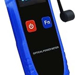 Portable Fiber Optic Cable Tester with FC Converter for FC/SC/ST, OPM Optical Power Meter Digital Power Factor Meter, -706dBm with 6 Optic Wave Length-1