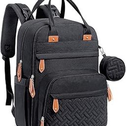 CENXI Diaper Bag Backpack - Baby Essentials Travel Bag - Multi function Waterproof Diaper Bag, Travel Essentials Baby Bag with Changing Pad, Stroller Straps & Pacifier Case – Unisex-image-16