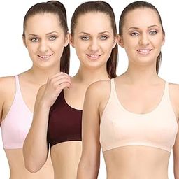 Pack of 3 Sports Bra in Orange-Pink-Brown Color - E1608PCPIWI-image-62