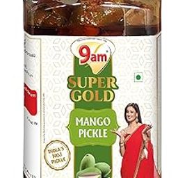 9AM Super Gold Mango Pickle 900g – Authentic Indian Pickle with Spicy & Tangy Flavor-image-7