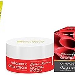 Aroma Magic Cucumber Sun Screen Lotion, SPF 30, 100ml And Aroma Magic Vitamin C Day Cream, 50g-16