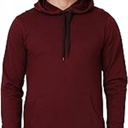 Men's Cotton Hooded Neck Solid Full Sleeve Hoodies with Kangaroo Pocket-image-23