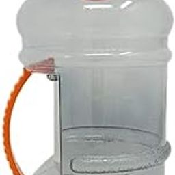 Rhonnium™ LXI-51 Gallon Bottle 1.5 L with Mixer Ball and Strainer 600ML PET Orange::Black-image-74
