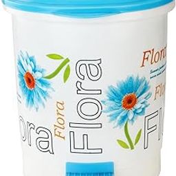 Nayasa Waste Paper No. 427|Table Top Multi Purpose Dustbin With Lid|Waste Paper Bin|Plastic Pedal Waste Bin| Ideal For Home/Kitchen/Office|L 15.5, B 19, H 18 cm, Blue-16