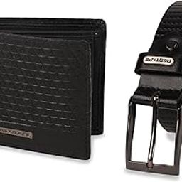 Leather Combo Gift Set for Men | RFID Wallet with Card Slots & Genuine Leather Belt | Ideal for Gifting-image-38