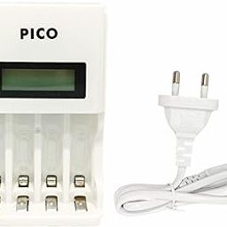 PICO® (PICO-BC05) Smart Super Ultra Fast Charger for Rechargeable Batteries AA & AAA Ni-mh, with LCD Display Indicator, Smart Charge Control System, Charge 1 or 4 Batteries at a Time-9