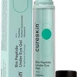 Cureskin Under Eye Gel for Dark Circles for Women and Men | Bio-Peptide Under Eye Gel to Reduce Dark Circles, Puffiness & Wrinkles | Under Eye Cream for Men and Women | Dark Circles Removal-23