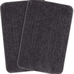 Saral Home Microfiber Rectangular Solid Anti-Skid Bath Mats | Soft & Super Absorbent Mats for Shower | Washable, Non-Slip & Quick-Drying Mats for Home/Kitchen/Office | Pack of 2 (Grey, 40x60 CM)-image-73