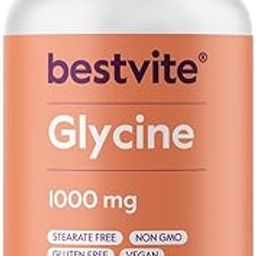 Glycine 1000mg per Capsule (240 Vegetarian Capsules) - No Stearates - Vegan - Non GMO - Gluten Free-image-59