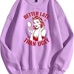 Sweatshirt Hoodie Women Cute Casual Trendy Latest White Stylish Black Pink Lavender Beige Brown Girl 399 499 Under-image-86