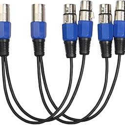 The Style Sutra 2x 3-Pin XLR Male Plug to Dual 2 Female Jack Y Splitter Mic DJ Cable Adaptor|Musical Instruments & Gear | Pro Audio Equipment | Cables, Snakes & Interconnects-image-14