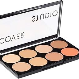 SWISS BEAUTY Light Coverage Cover Studio Ultra Base Compact Cream For All Skin Types Concealer Palette, 16G Matte Finish, Pack Of 1-image-85