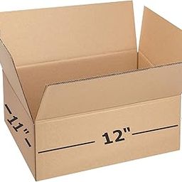 Shri Ram Packaging 3 Ply Brown Corrugated Box_Packing Box Size: 12X11X6 Length 12 Inch Width 11 Inch Height 6 Inch Shipping Box Courier Box (Pack Of 20)-24