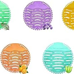 Fresh n Clean Urinal Screen Mat - 5 Pcs Set (Exciting New Fragrances Which Last for 30 Days)/Screen Mats with Fragrance for Bathroom and Toilet Use Urinal Screen Rubber Mats-image-28