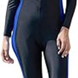 Spandex Full Body Suit Women Swim Wear I Swimsuits I Full Sleeves- Full Length I Removable Pads I Front Zipper-image-31