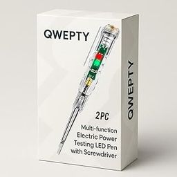 2pcs Advanced Intelligent Chip High-Brightness Intelligent Voltage Tester Pen Multi-function LED Test Pen with Screwdriver for Electric Power Testing Voltage Tester Detector [ Safety Highlighter Pen ]-21