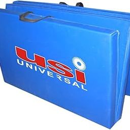 USI UNIVERSAL THE UNBEATABLE Tri-fold Folding Thick Exercise Mat 6’x3'x2" With Carrying Handles For Mma, Gymnastics, Stretching, Core Workouts, Laminated Vinyl, Foldable With Carry Handles-8