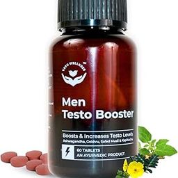 Vayu Wellness Testosterone Booster for Men, Natural Testo Supplement to Increase Strength, Muscle Mass & Energy, Performance Enhancer & Vitality Support (60 Count)-30