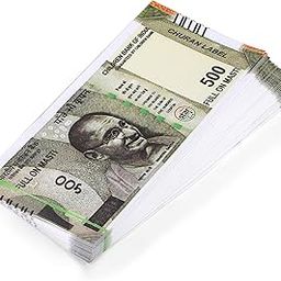 Indian Fake Currency Notes, 100 Pieces, Learning And Educational Toy Money For Kids (500), Multicolor-image-111