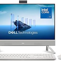 Dell 24 All-in-One Desktop ec24250-23.8-inch FHD Display, Intel Core 3 Processor 100U, Intel Graphics, 8GB DDR5 RAM, 512GB SSD, Windows 11 Home, Onsite Service+6 Months Retail Migrate - White-16