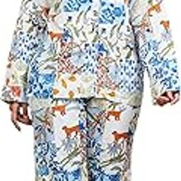 Women's Cotton Night Suit White Color | Floral Animal Print Sleepwear Set | Soft & Stylish Nightwear with Top and Bottom | Comfortable Homewear for Women_S-picture-11