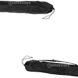 CALANDIS™ 2pcs Foldable Alpenstock Hiking Walking Stick Storage Pouch Carry Bag Black | Walking & Trekking Sticks | Hiking Gear | & Hiking | Outdoor Sports-image-40