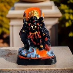 All in ONE Warehouse Kali Maa Murti: The Perfect Addition for Success and Health in Your Home Temple Decorative Showpiece - 12 cm (Marble, Black)-image-61