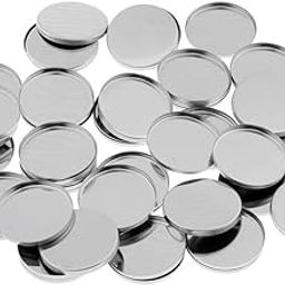 ATORSE® Lot 50Pcs Empty Round Metal Tin DIY Palette Press Pans for Eyeshadow Blusher Lipstick Organizer Magnetic Palettes, Diameter 36Mm-picture-29