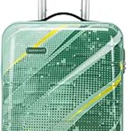 Radiance Cabin Trolley Bag 55cm | Small | Hard Luggage| Smooth 4-Wheel Suitcase| Combination Lock with Sturdy Zipper | Full Fabric Convipack | 5-Year Warranty (Green)-image-81