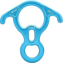 UJEAVETTE® 50Kn 11000 Lbf Rescue Figure 8 Descender Large for Rope Rappel Dance Blue-image-21