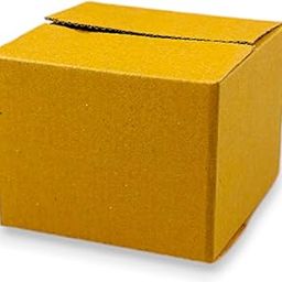 GLUN® 3Ply Yellow Corrugated Box, Shipping Box and Packaging Box for E-commerce websites use (Size 10.5 * 10.5 * 8cm) pack of 5-image-24