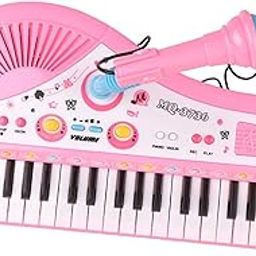 CALANDIS 37 Keys Piano for Kid Electronic Piano Keyboard for Boys Girls Age 3-5 kid Pink | Electronic Keyboards | Pianos, Keyboards & Organs-31