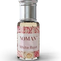 White Rose Original Attar Super Long Lasting Itra By Noman 100% Alcohol Free 6.0 Ml | Unforgettable Fragrance | Natural Gulab Perfume Ettar Oil-46