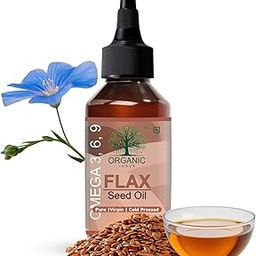 Cold Pressed Flax Seed Oil (Alsi Oil) with Natural Omega 3 6 9 per Serving for Eating, Skin & Hair Care, health, and overall wellness | 60ml (Pack of 1)-image-50