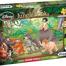 Frank Disney The Jungle Book Jigsaw Puzzle (60 Pieces) for Kids Above 5+ Years - Fun & Challenging Brain Booster Games - Educational Puzzle for Focus and Memory -11532-11